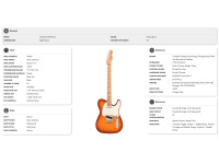 Fender American Performer Telecaster Maple Fingerboard Honey Burst Fender American Performer Telecaster Maple Fingerboard Honey Burst